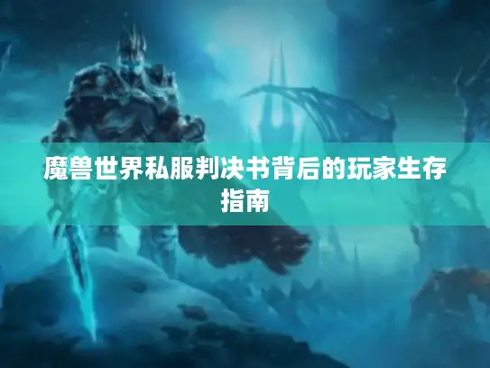 魔兽世界私服判决书背后的玩家生存指南