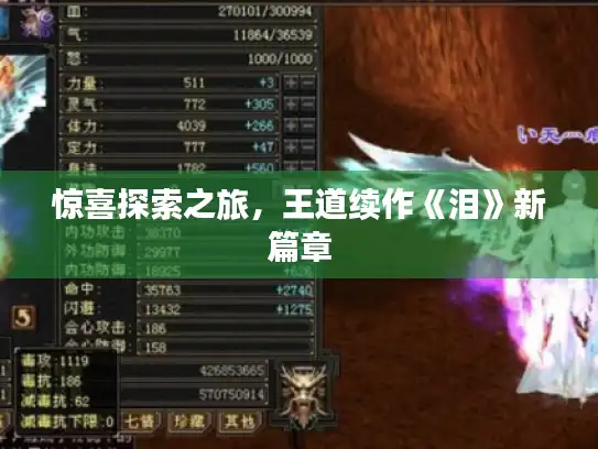 惊喜探索之旅，王道续作《泪》新篇章