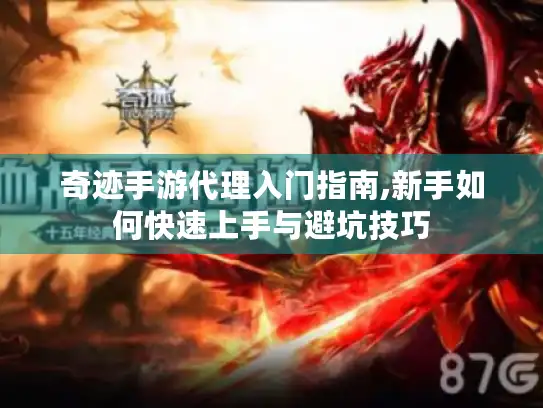 奇迹手游代理入门指南,新手如何快速上手与避坑技巧