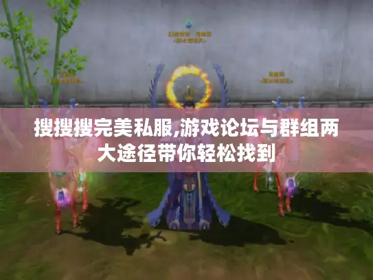 搜搜搜完美私服,游戏论坛与群组两大途径带你轻松找到