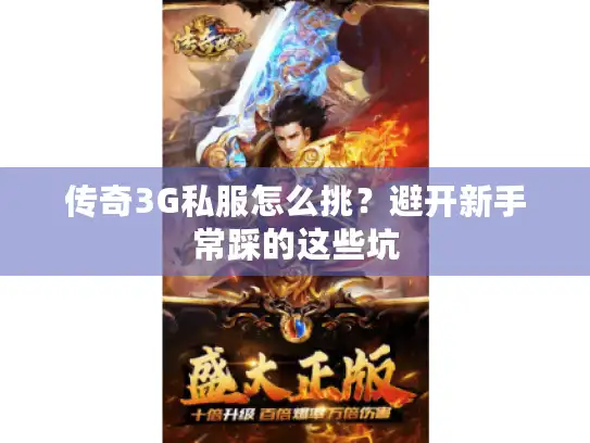 传奇3G私服怎么挑?避开新手常踩的这些坑 传奇3G私服怎么挑?避开新手常踩的这些坑