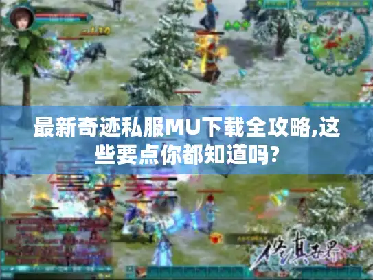 最新奇迹私服MU下载全攻略,这些要点你都知道吗?