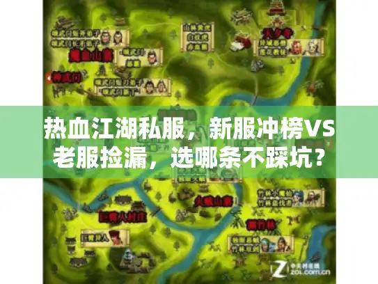 热血江湖私服，新服冲榜VS老服捡漏，选哪条不踩坑？