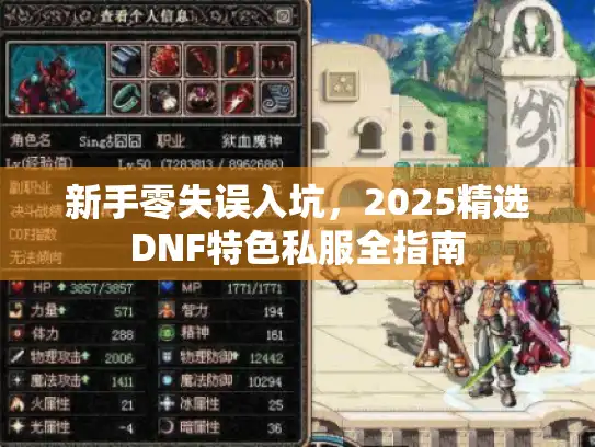 新手零失误入坑，2025精选DNF特色私服全指南