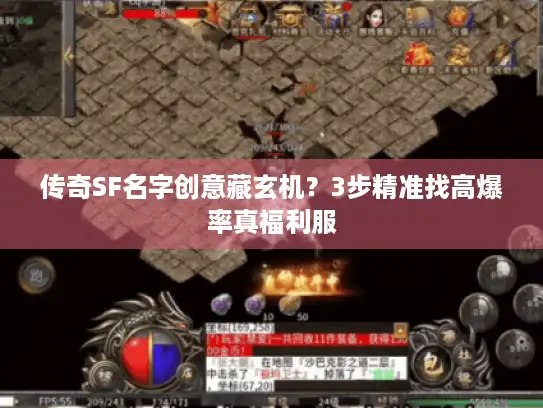 传奇SF名字创意藏玄机?3步精准找高爆率真福利服 传奇SF名字创意藏玄机?3步精准找高爆率真福利服