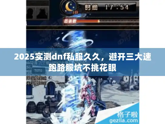 2025实测dnf私服久久，避开三大速跑路服坑不挑花眼