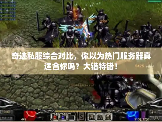 奇迹私服综合对比，你以为热门服务器真适合你吗？大错特错！