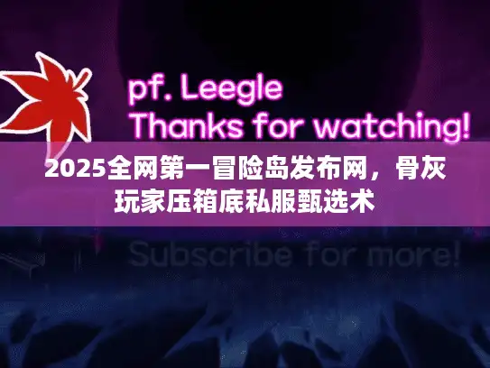2025全网第一冒险岛发布网，骨灰玩家压箱底私服甄选术