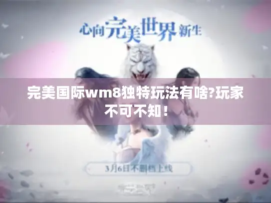 完美国际wm8独特玩法有啥?玩家不可不知! 完美国际wm8独特玩法有啥?玩家不可不知!