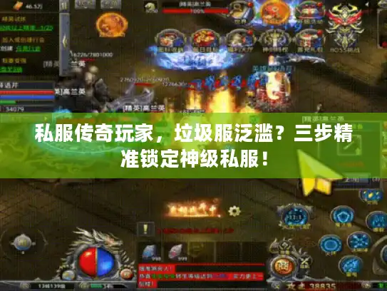 私服传奇玩家,垃圾服泛滥?三步精准锁定神级私服! 私服传奇玩家,垃圾服泛滥?三步精准锁定神级私服!