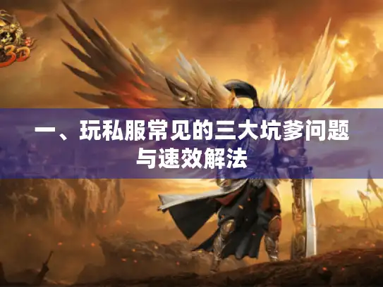 一、玩私服常见的三大坑爹问题与速效解法 一、玩私服常见的三大坑爹问题与速效解法