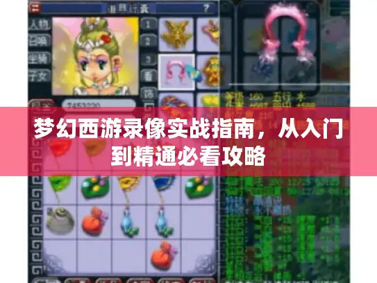 梦幻西游录像实战指南，从入门到精通必看攻略