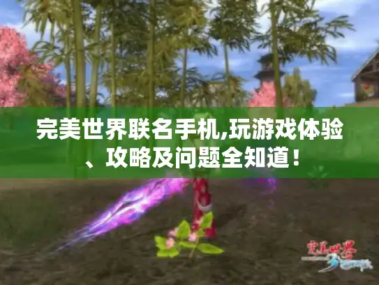完美世界联名手机,玩游戏体验、攻略及问题全知道！