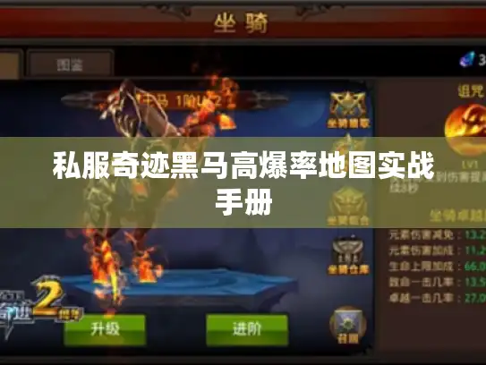 私服奇迹黑马高爆率地图实战手册