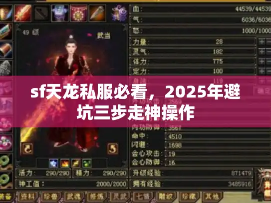 sf天龙私服必看,2025年避坑三步走神操作 sf天龙私服必看,2025年避坑三步走神操作