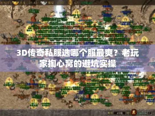 3D传奇私服选哪个服最爽？老玩家掏心窝的避坑实操