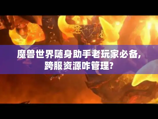魔兽世界随身助手老玩家必备,跨服资源咋管理?