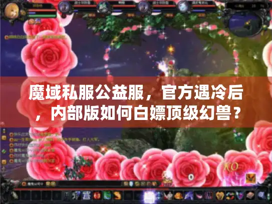 魔域私服公益服，官方遇冷后，内部版如何白嫖顶级幻兽？