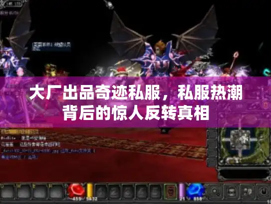 大厂出品奇迹私服，私服热潮背后的惊人反转真相