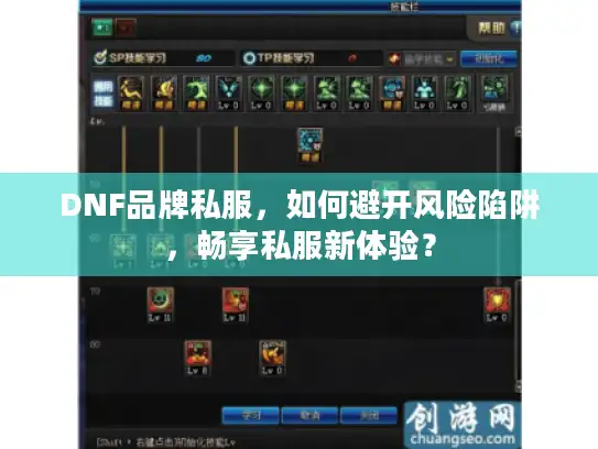 DNF品牌私服,如何避开风险陷阱,畅享私服新体验? DNF品牌私服,如何避开风险陷阱,畅享私服新体验?