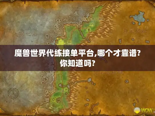 魔兽世界代练接单平台,哪个才靠谱?你知道吗?