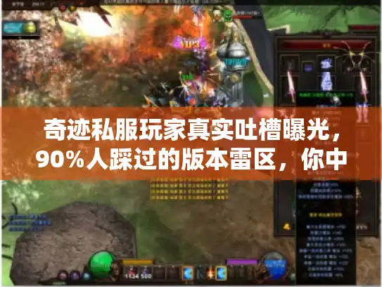 奇迹私服玩家真实吐槽曝光,90%人踩过的版本雷区,你中了几个? 奇迹私服玩家真实吐槽曝光,90%人踩过的版本雷区,你中了几个?