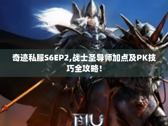 奇迹私服S6EP2,战士圣导师加点及PK技巧全攻略！
