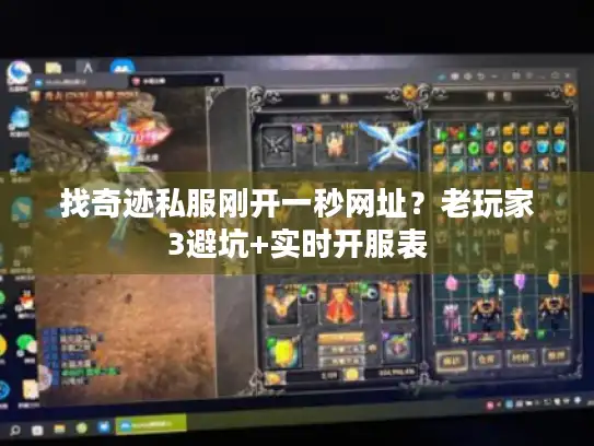找奇迹私服刚开一秒网址？老玩家3避坑+实时开服表