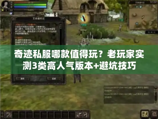 奇迹私服哪款值得玩？老玩家实测3类高人气版本+避坑技巧