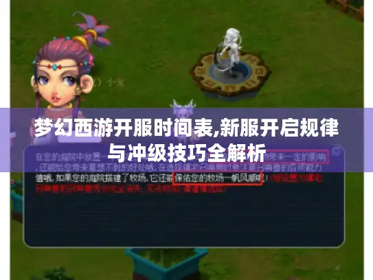 梦幻西游开服时间表,新服开启规律与冲级技巧全解析