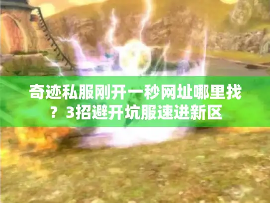 奇迹私服刚开一秒网址哪里找？3招避开坑服速进新区