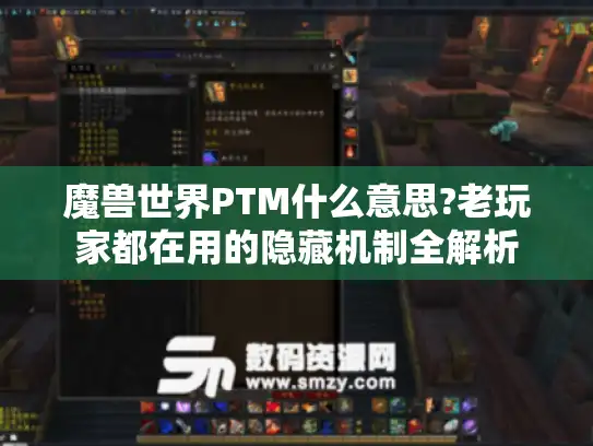 魔兽世界PTM什么意思?老玩家都在用的隐藏机制全解析