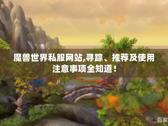 魔兽世界私服网站,寻踪、推荐及使用注意事项全知道！