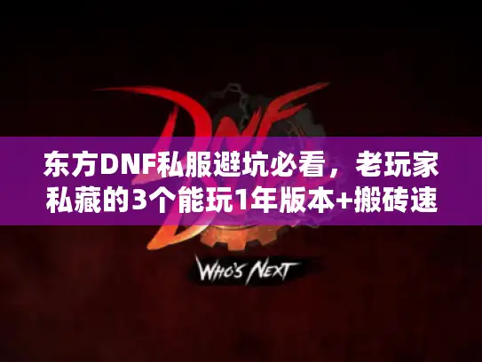 东方DNF私服避坑必看,老玩家私藏的3个能玩1年版本+搬砖速刷攻略 东方DNF私服避坑必看,老玩家私藏的3个能玩1年版本+搬砖速刷攻略