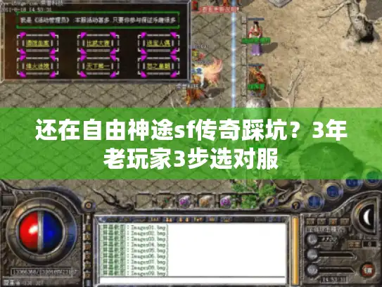还在自由神途sf传奇踩坑？3年老玩家3步选对服