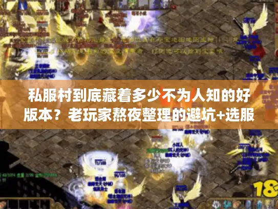 私服村到底藏着多少不为人知的好版本？老玩家熬夜整理的避坑+选服全攻略