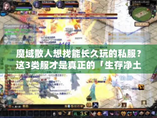 魔域散人想找能长久玩的私服？这3类服才是真正的「生存净土」