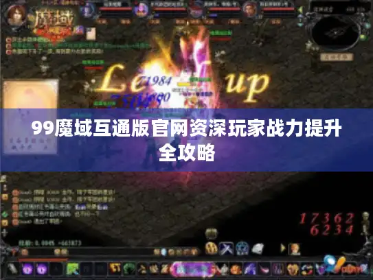 99魔域互通版官网资深玩家战力提升全攻略