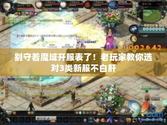 别守着魔域开服表了！老玩家教你选对3类新服不白肝
