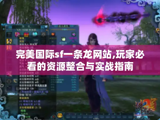 完美国际sf一条龙网站,玩家必看的资源整合与实战指南 完美国际sf一条龙网站,玩家必看的资源整合与实战指南