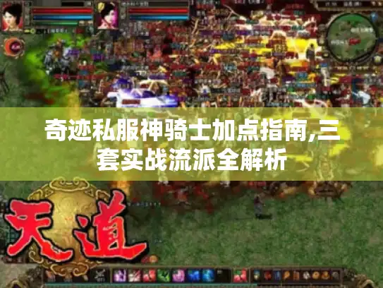 奇迹私服神骑士加点指南,三套实战流派全解析