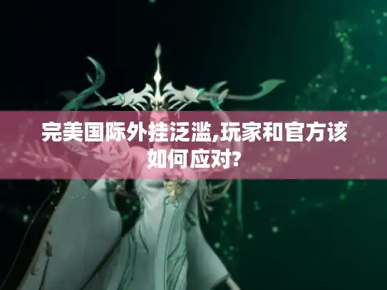 完美国际外挂泛滥,玩家和官方该如何应对?