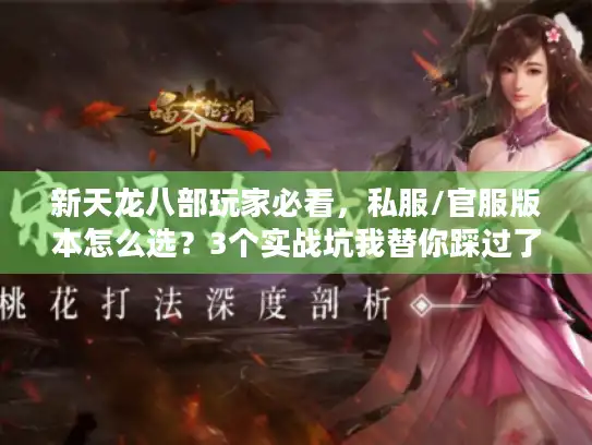 新天龙八部玩家必看，私服/官服版本怎么选？3个实战坑我替你踩过了