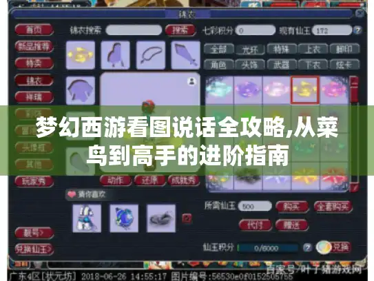 梦幻西游看图说话全攻略,从菜鸟到高手的进阶指南