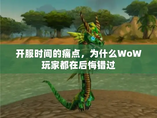 开服时间的痛点，为什么WoW玩家都在后悔错过