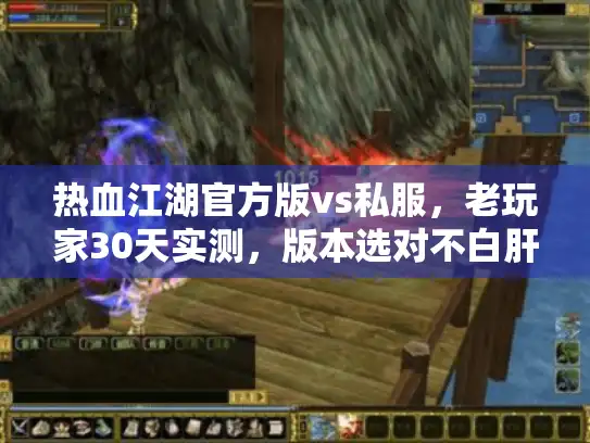 热血江湖官方版vs私服，老玩家30天实测，版本选对不白肝