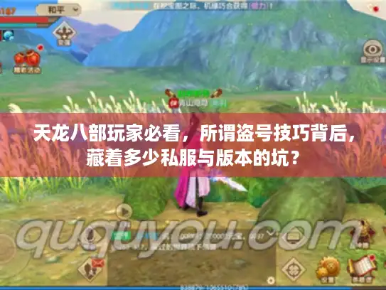 天龙八部玩家必看，所谓盗号技巧背后，藏着多少私服与版本的坑？