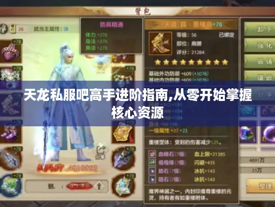 天龙私服吧高手进阶指南,从零开始掌握核心资源