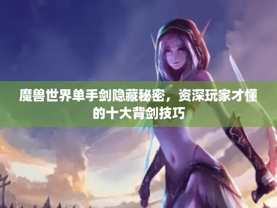 魔兽世界单手剑隐藏秘密，资深玩家才懂的十大背剑技巧
