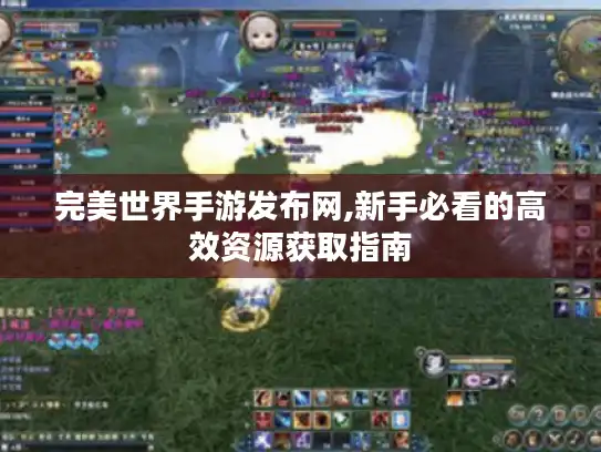 完美世界手游发布网,新手必看的高效资源获取指南 完美世界手游发布网,新手必看的高效资源获取指南